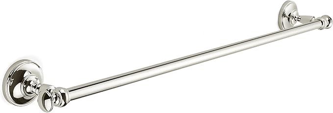 khtumeware 1 Pack Vibrant Polished Nickel Towel Bar 24 Inch Towel Rack for Bathroom Wall Mounted ... | Amazon (US)