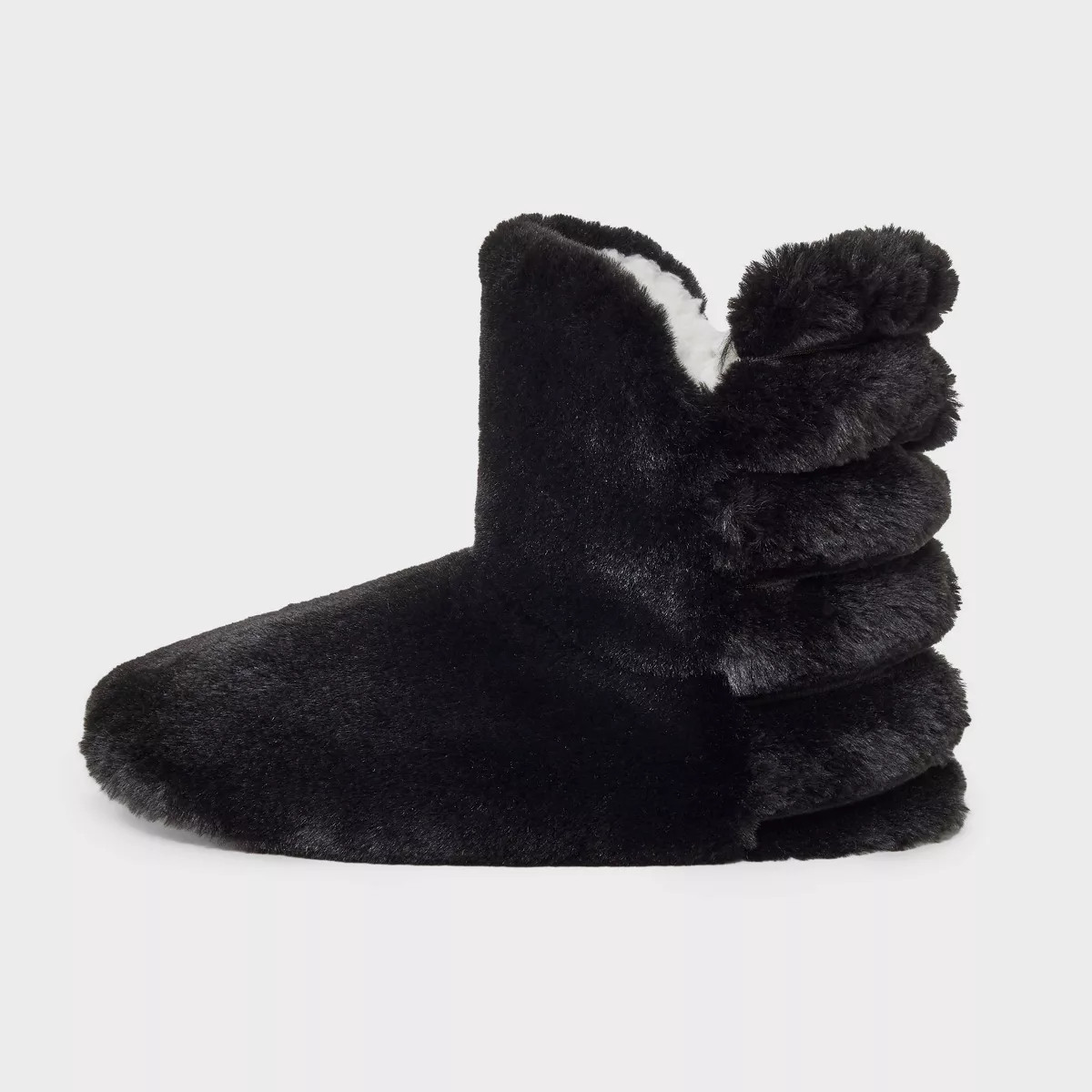 Women's Quilted Faux Fur Booties with Grippers - Auden™ | Target