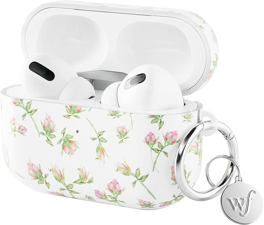 Wildflower Limited Edition AirPods Pro Gen 2 Case Full Protective Cover with WF Keychain, Pink Po... | Amazon (US)