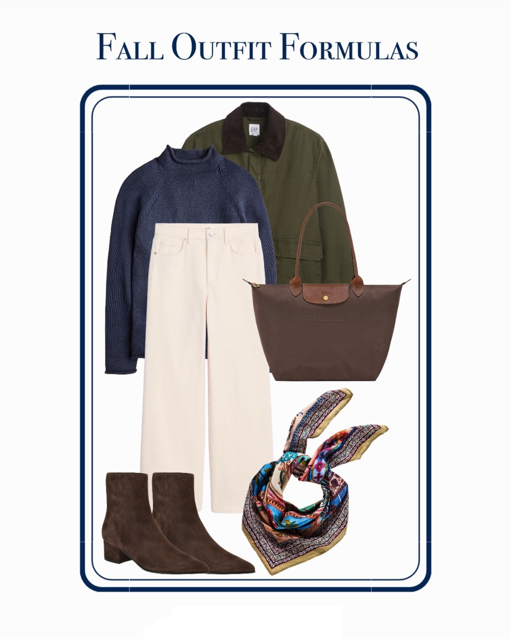 One of my 3 Fall Outfit Formulas from a work from home mom, but could easily be casual office appropriate as well!