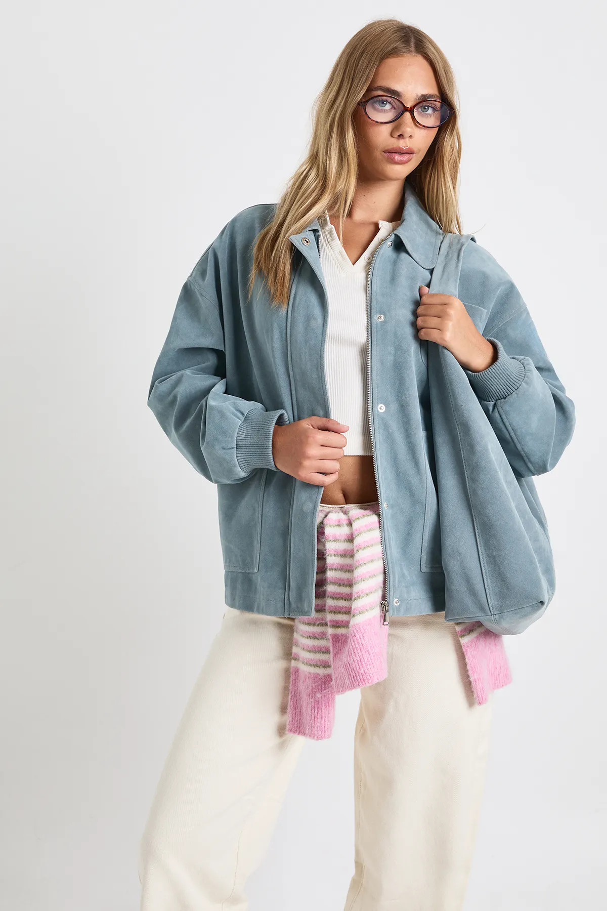 Faux Suede Bomber Jacket | Boohoo.com (UK & IE)