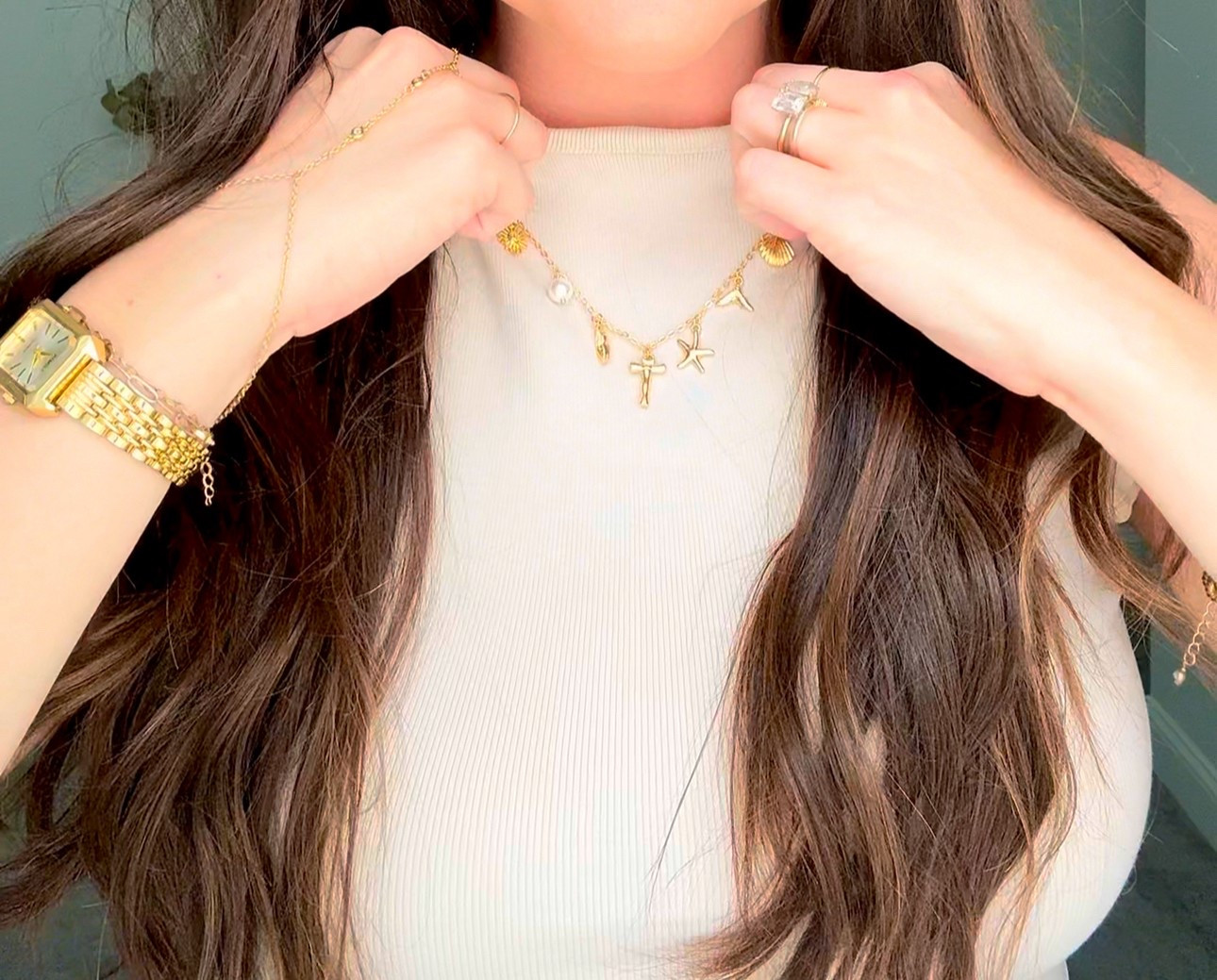 summer charmie necklace!!
☀️🌊👙⛱️🏖️

#LTKStyleTip #LTKGiftGuide #LTKFindsUnder50