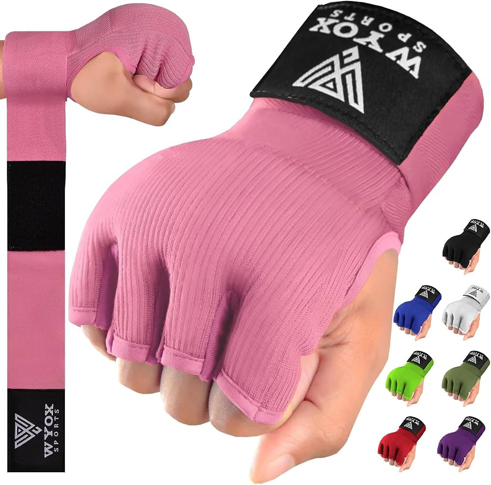 WYOX Gel Boxing Hand Wraps Inner Gloves for Men & Women \u2013 90cm/35 inch Quick Wrist Strap, Pa... | Amazon (US)