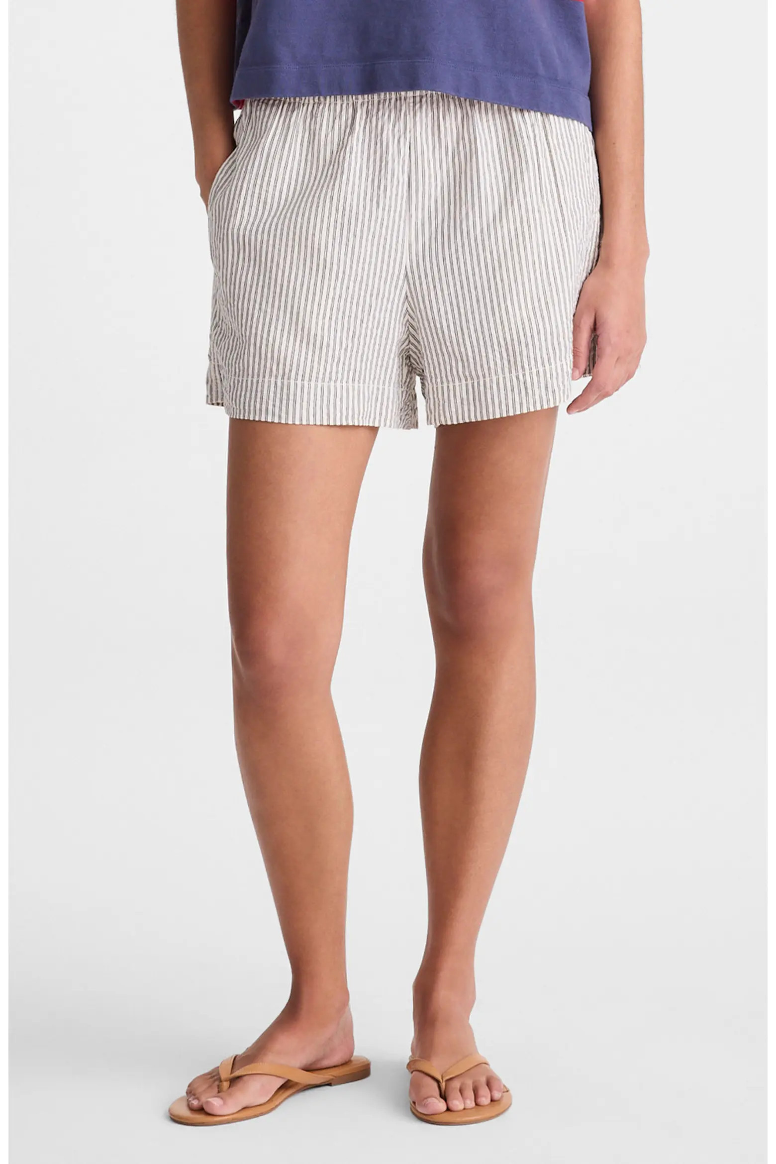 Pull-On Seersucker Shorts (Women) | Nordstrom | Nordstrom