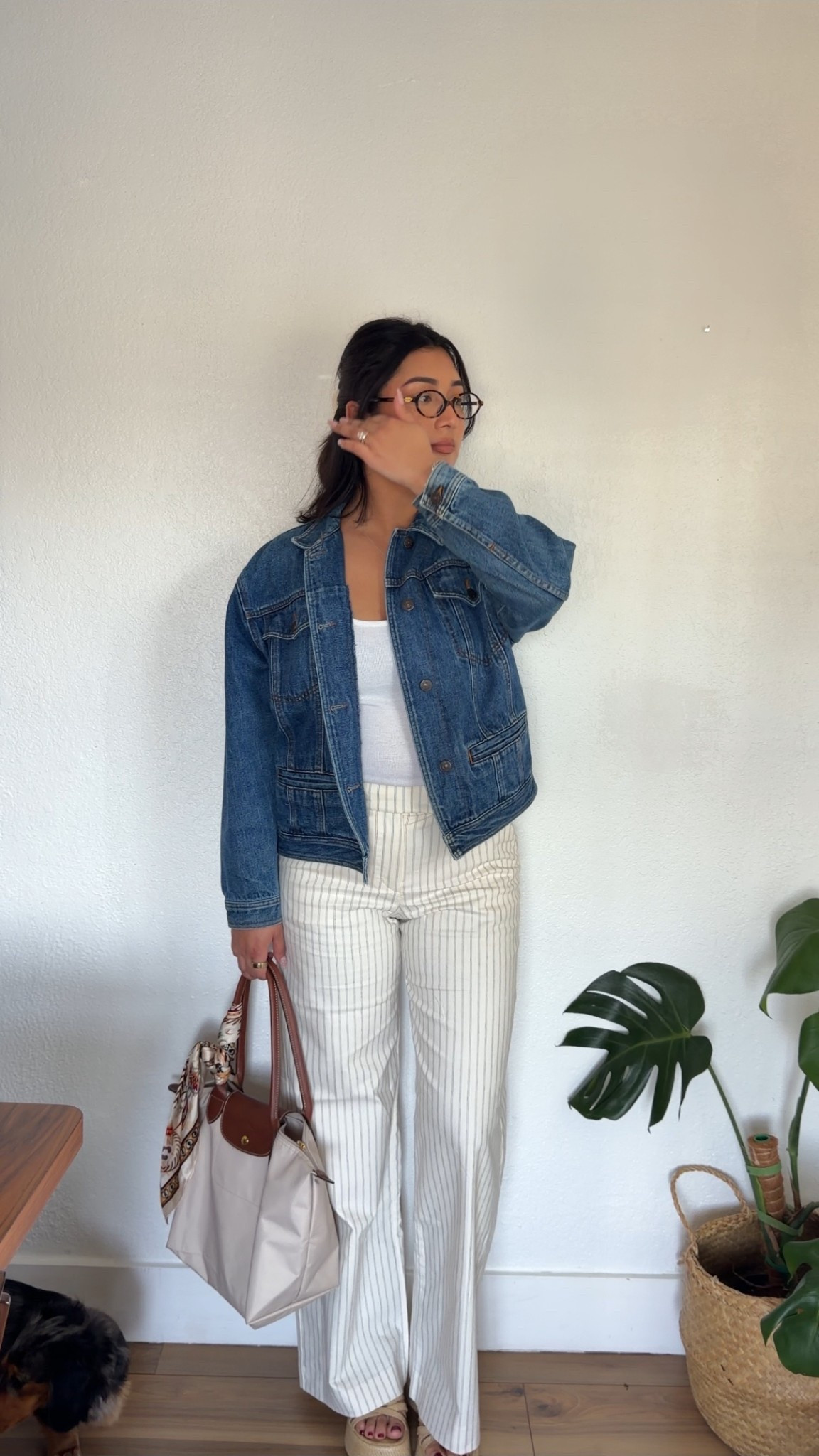 effortless spring outfit with denim + neutrals 🤍

#LTKgrwm #LTKootd