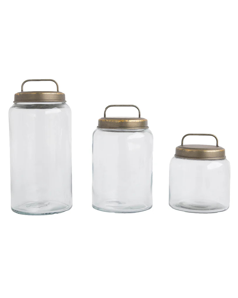 Galvanized Lidded Canisters | McGee & Co.