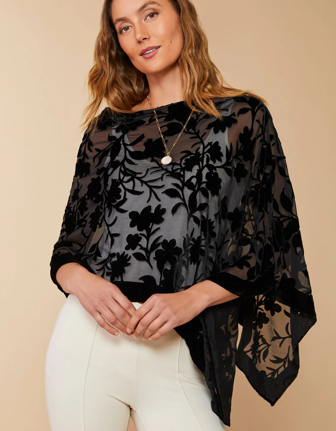 Sheer Velvet Topper Black | Spartina 449
