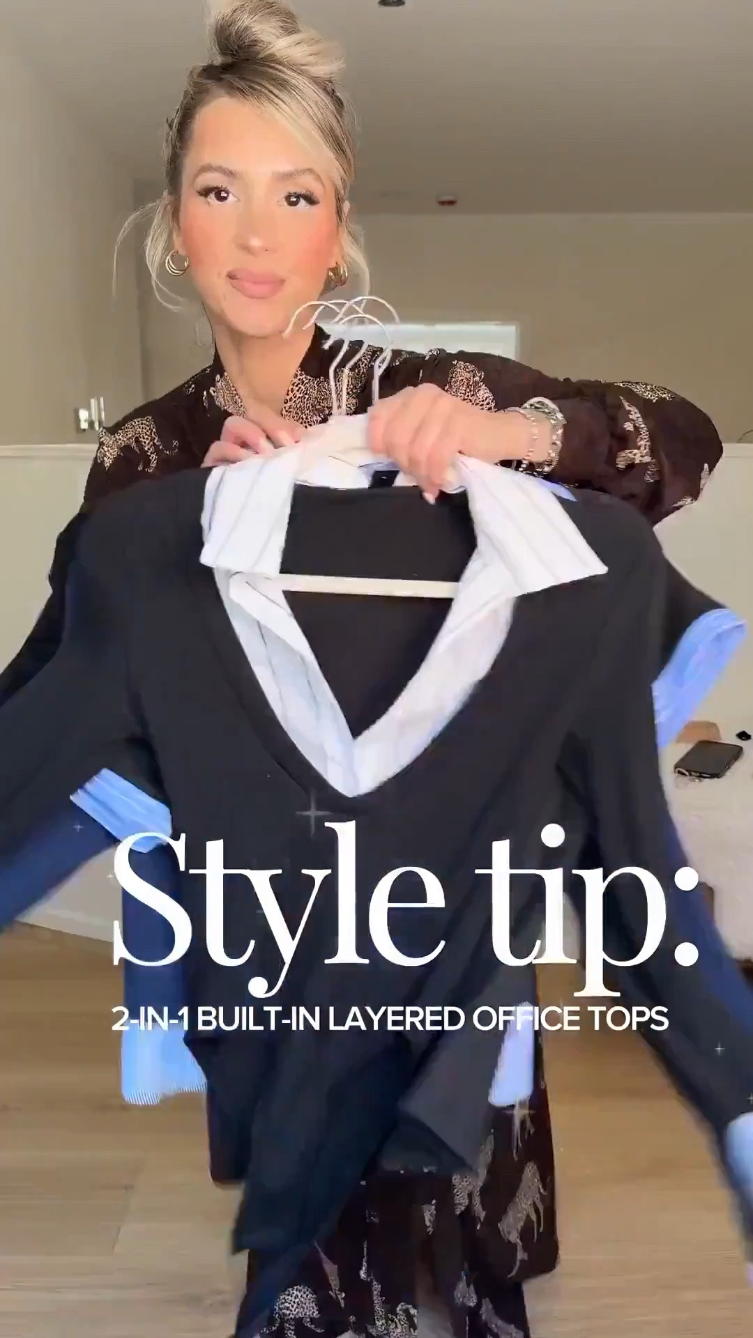 Style tip: 2 in 1 built-in layered OFFICE TOPS!! No bulk + no effort + matches literally any trouser in your closet!! 

Wearing small in tops 
Size small or size 4 in trousers
Tan trousers = small long thin (they run short)
Dark blue trousers: that color is out of stock now 😭 but the light blue are equally as good I promise!

#LTKgrwm #LTKootd #LTKU