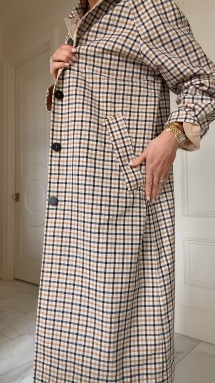 The perfect plaid trench coat for any spring look — from @Zara 

#LTKootd