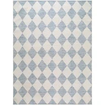 My Texas House Corwin Blue Diamond Area Rug, 7 ft 9 in x 10 ft | Walmart (US)
