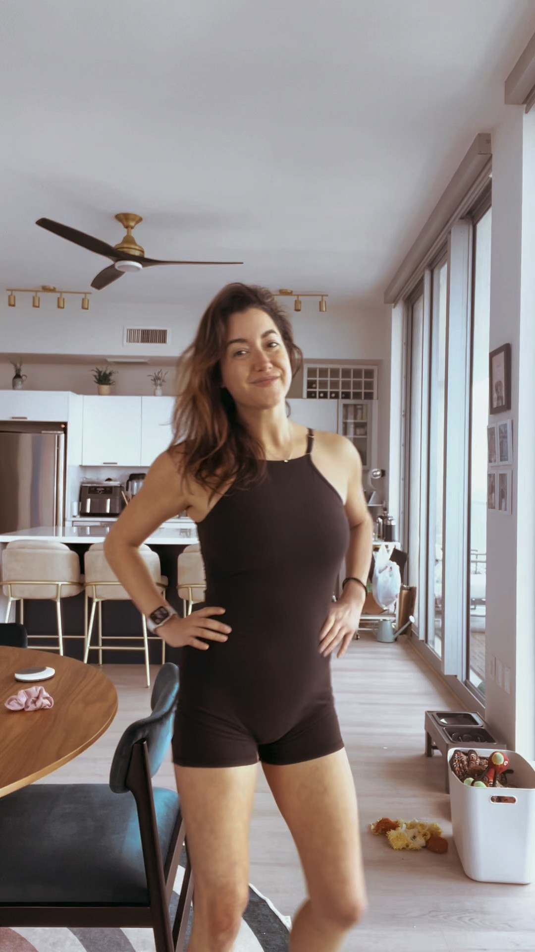 So I’m wearing the Ivy Romper and not the two separate pieces but before I was able to get my hands on this piece (everything sells out so quick!) I was able to create the look by wearing my Size M Ivy Crop and size S Legacy Shorts both linked here! 

#LTKGiftGuide #LTKfitness #LTKfindsunder50