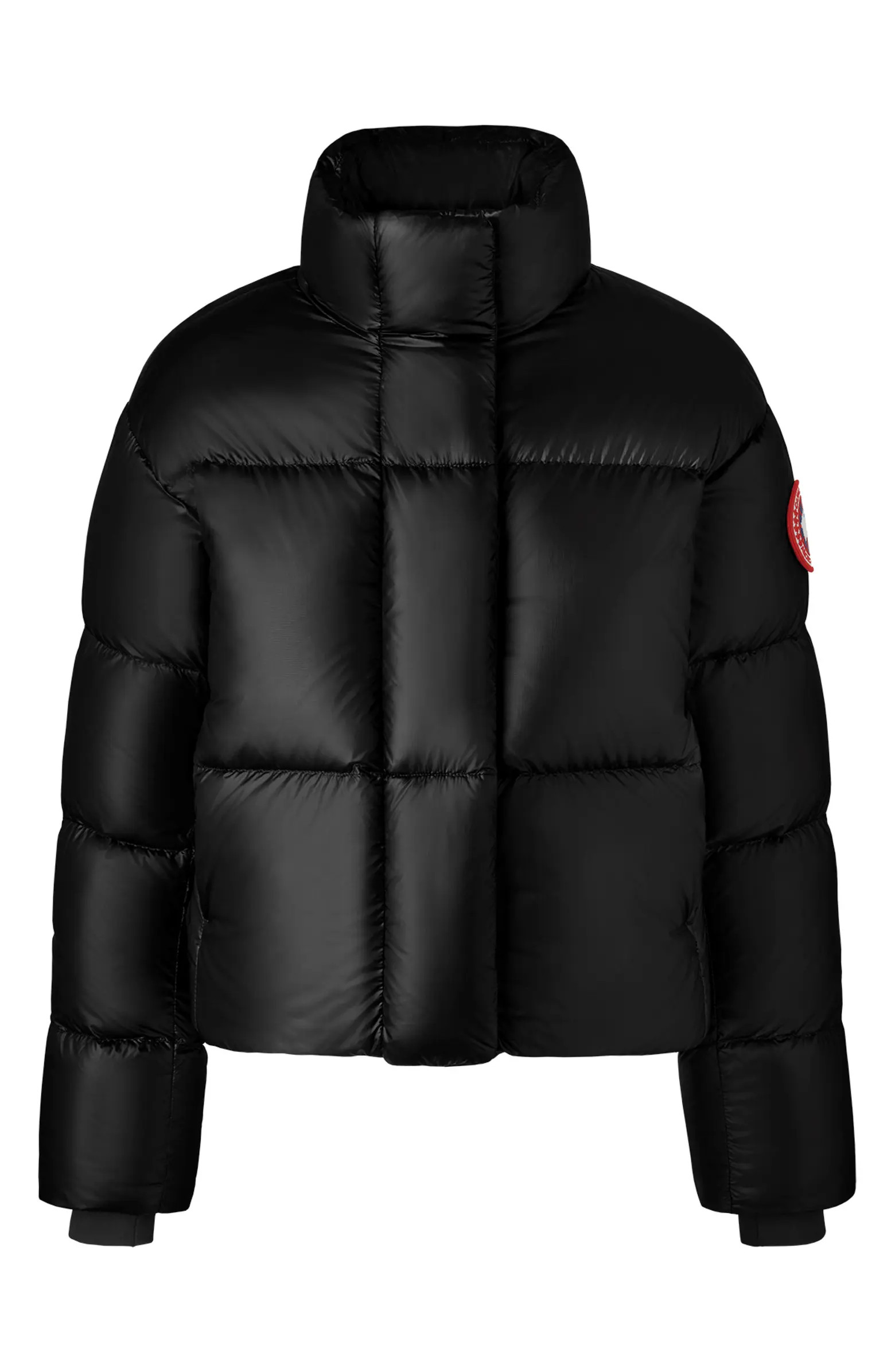 Cypress 750 Fill Power Down Recycled Nylon Packable Crop Puffer Jacket | Nordstrom