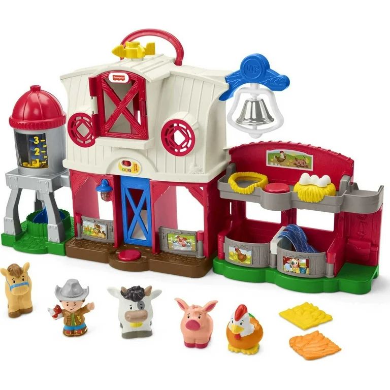 Fisher-Price Little People Farm Toy, Toddler Playset with Smart Stages Learning Content | Walmart (US)