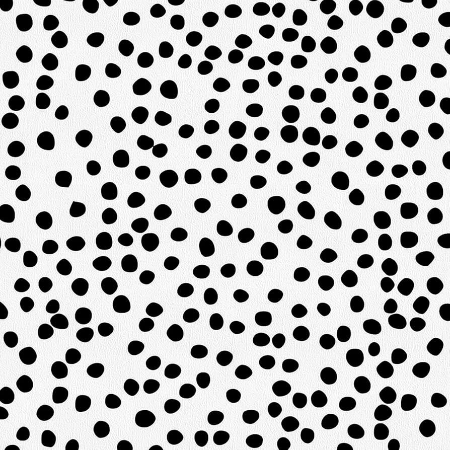 Jeweluck Black and White Wallpaper Peel and Stick Wallpaper Dot Contact Paper 17.7inch×118.1inch... | Amazon (US)