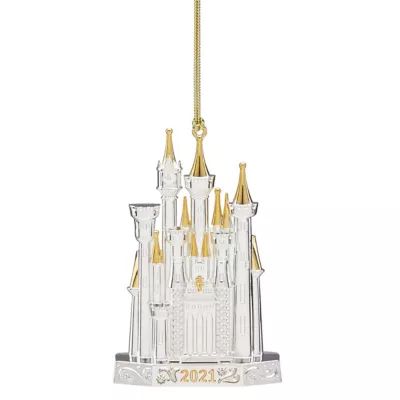 Lenox® 2021 Disney Castle Stainless Steel Christmas Ornament in Silver | Bed Bath & Beyond | Bed Bath & Beyond