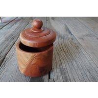 Wooden Jar, Box With Lid, Natural Color Classic Designed Lid Unusual Boxes | Etsy (US)