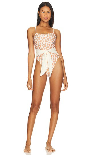 Shiloh One Piece in Mocha Geo Floral | Revolve Clothing (Global)
