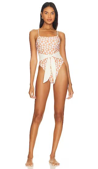 Shiloh One Piece in Mocha Geo Floral | Revolve Clothing (Global)