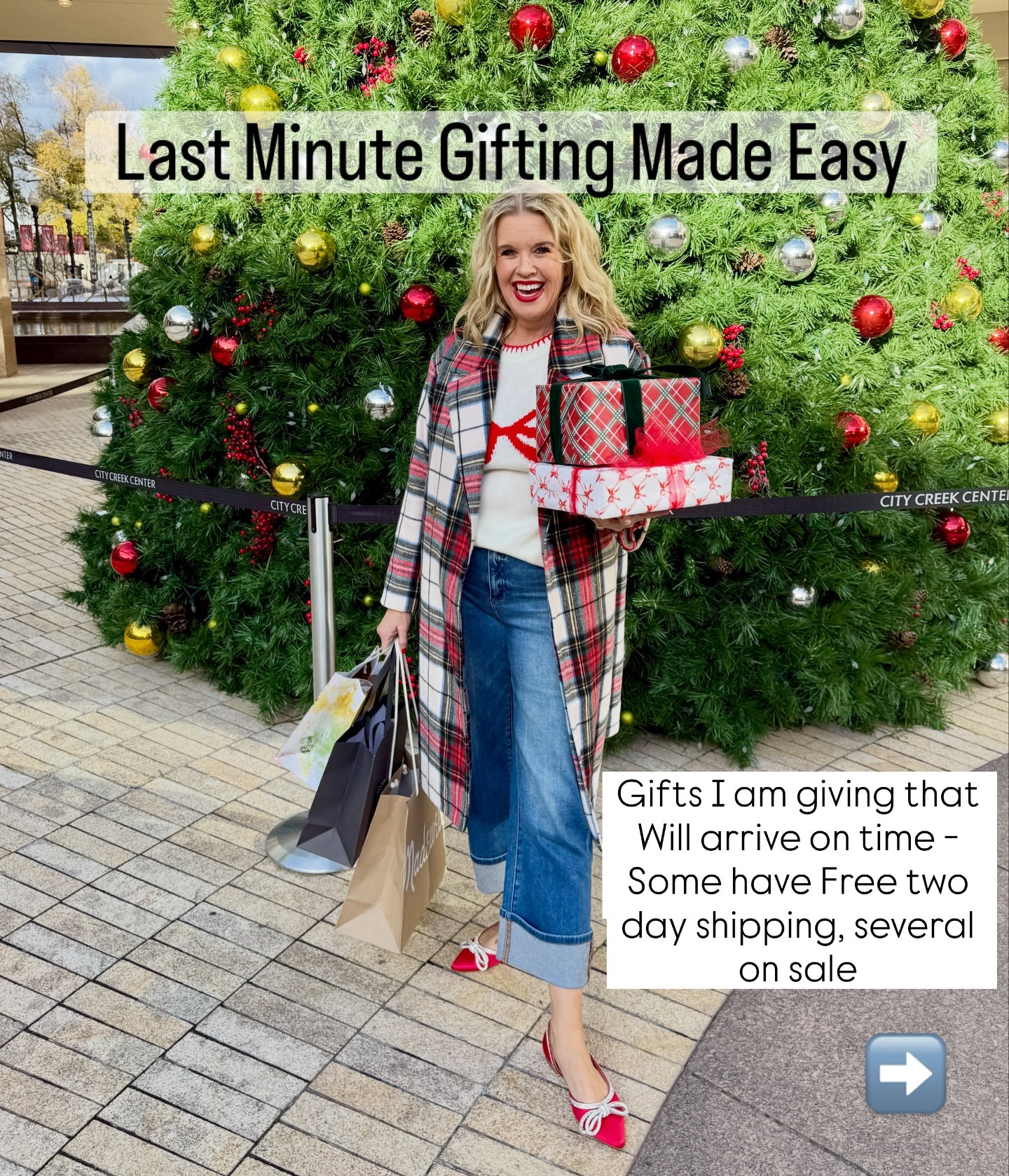 LAST-MINUTE GIFTING 
MADE EASY🎁🎄

Gifts I am giving that
Will arrive on time - Some have Free two day shipping, or Arriving before Christmas🎁🚚
 Several on sale❤️

These are Items I love and have,as well as giving as gifts this year✔️🛍️🎁

-Body cream that my hubby and I use everyday free shipping arriving before Christmas 

-The best hand cream ever, I give as gifts year round. Free two day shipping. 

Julie Vos- Jewlery a huge sale section and Free two day shipping

Board games - 50% off -now $19.99 Free shipping or order for pick up Board games disguised as a book❤️❤️❤️
Several games available 

Fur coat $49
Arrives on Dec 21

-Initial mugs-$14 free shipping and more you buy the more you save sight wide
 
-Chargeable lighter $19 and a great stocking stuffer and guy gift

-Ugg ear muffs free delivery by Christmas 

-The Cardigan every age can wear, comes in several colors and a best seller for me.
Sweater sale $32

A beautiful sweater with stitch detail, a best seller for me two years in a row! Great color comes in sizes xsm to xxlg
On Sale 50% off now $49.50 

Comment “shop for Links” 

#lastminutegifts #christmasgiftshopping
