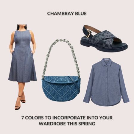 Effortlessly cool and endlessly chic, chambray blue is a must-have color for spring. With its relaxed yet refined vibe, chambray blue lends a laid-back elegance to your wardrobe. From denim jackets to button-down shirts, embrace this versatile shade for a fresh and polished look! 

#LTKU #LTKstyletip #LTKSeasonal