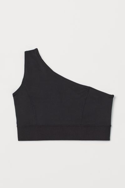 Sports Bra Light Support - Black - Ladies | H&M US | H&M (US + CA)