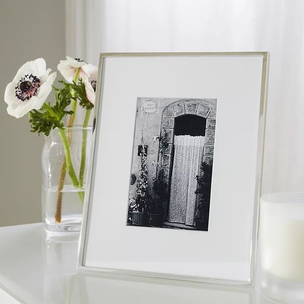 Fine Silver Photo Frame 4x6” | The White Company (UK)