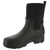 UGG Women's Droplet Mid Rain Boot, Black, 5 | Amazon (US)