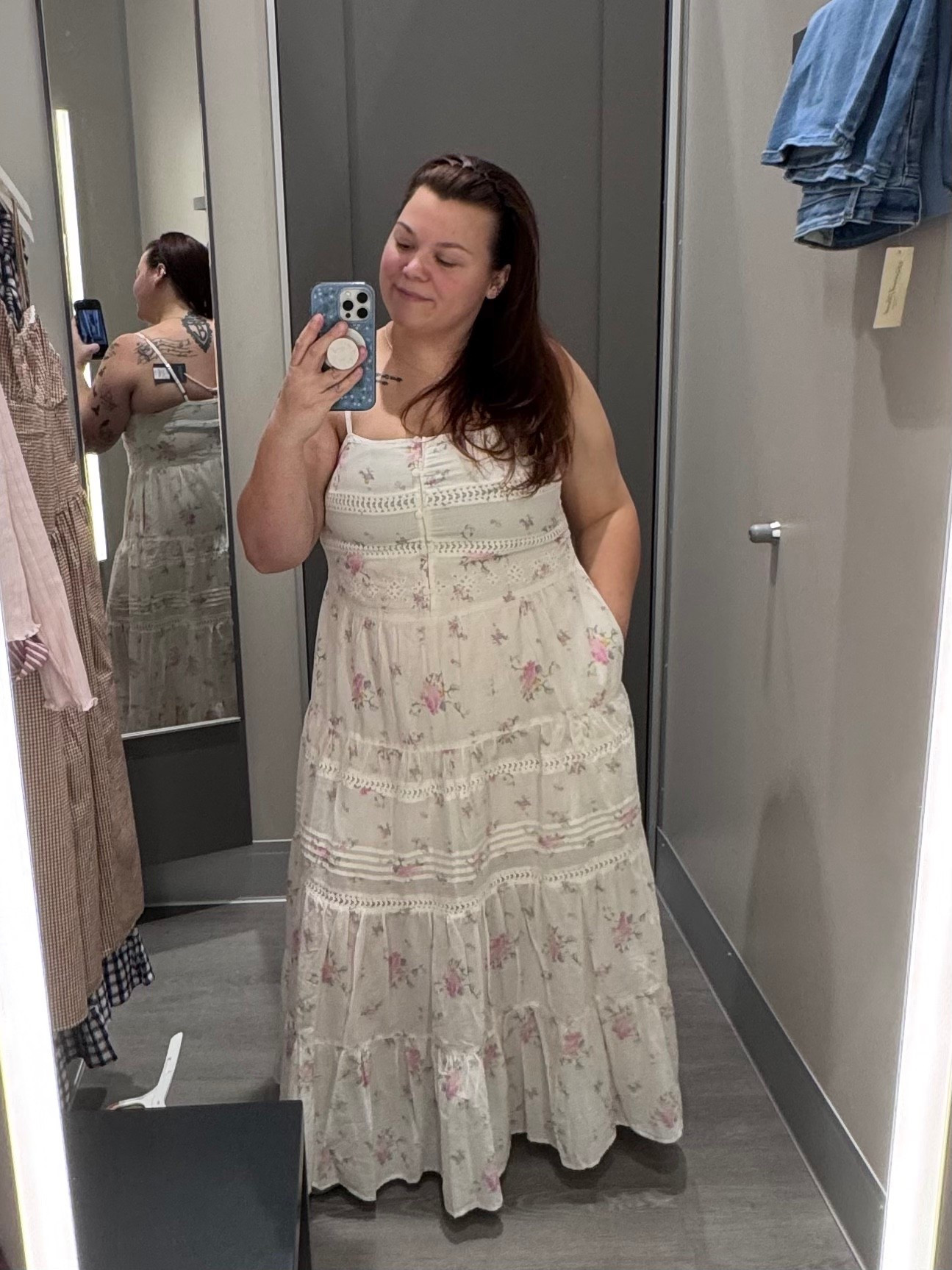 Okay, but I’m really thinking about buying this dress now! I definitely need to size up since it’s tight in the chest for me, but it so cute!

#LTKPlusSize #LTKootd #LTKValentine