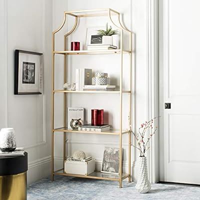 Safavieh Home Collection Slater 4 Tier Etagere, Gold | Amazon (US)