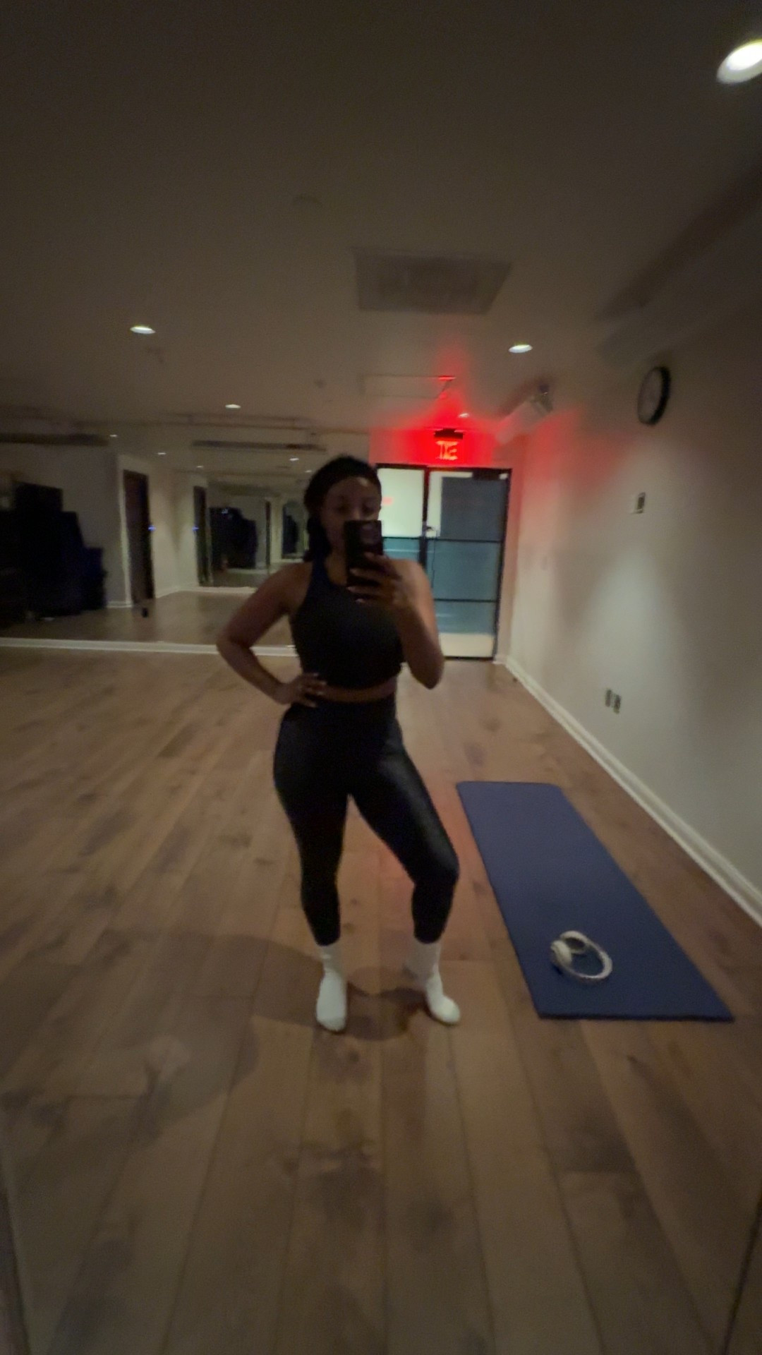 Flow check ✅ Cozy, sculpted, and studio ready. Wearing size L in the top ( 36DDD) and M in the leggings. 

#LTKActive #LTKmorningroutine #LTKfitnessgoals