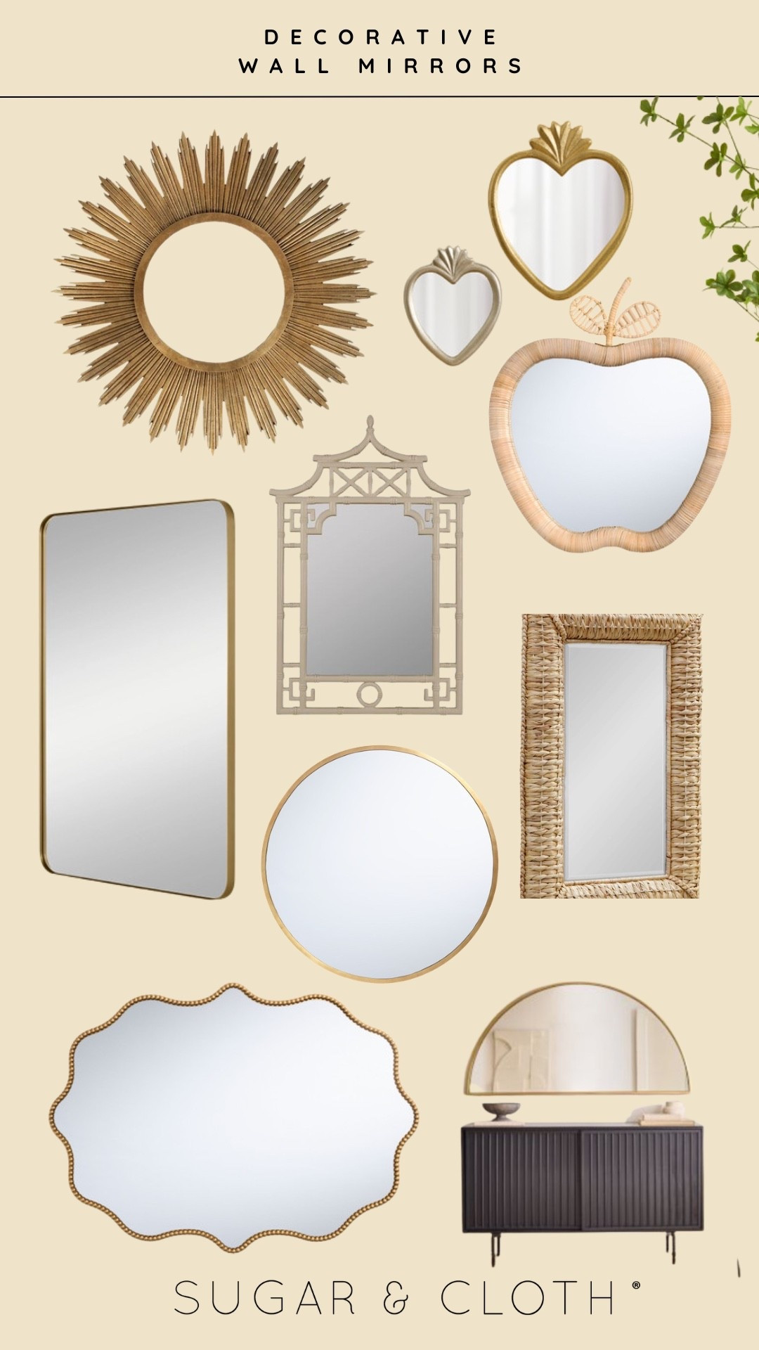 Mirrors that actually make your space feel bigger and brighter. Rounded, wavy, vintage or glam- I rounded up the prettiest decorative wall mirrors for every style 🪞

#LTKSaleAlert #LTKHome