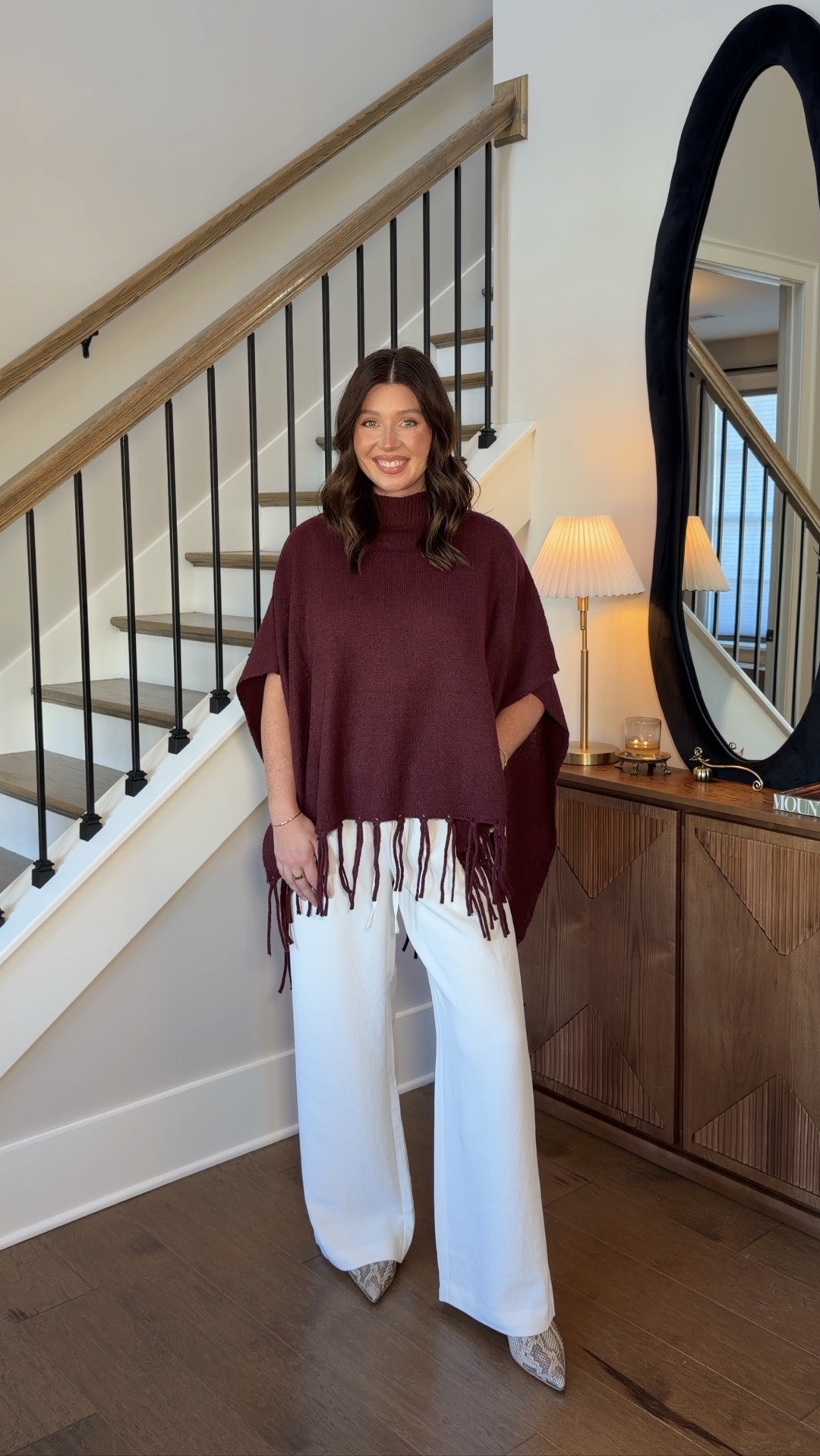 Save vs Splurge 

wearing a S/M in the @Walmart poncho & a medium regular in the @Aritzia pants

#LTKootd