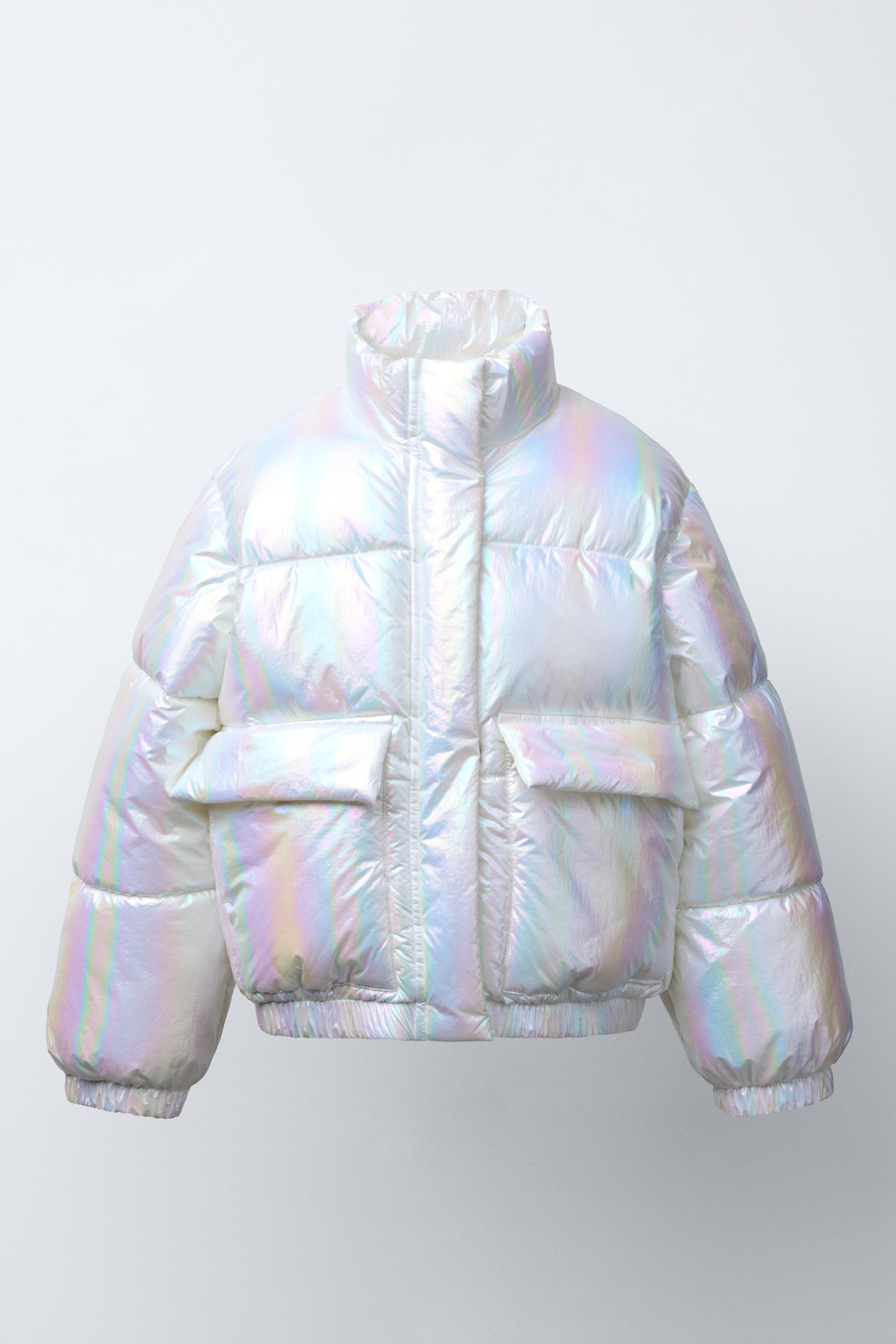 SHINY FINISH PUFFER JACKET | Zara US