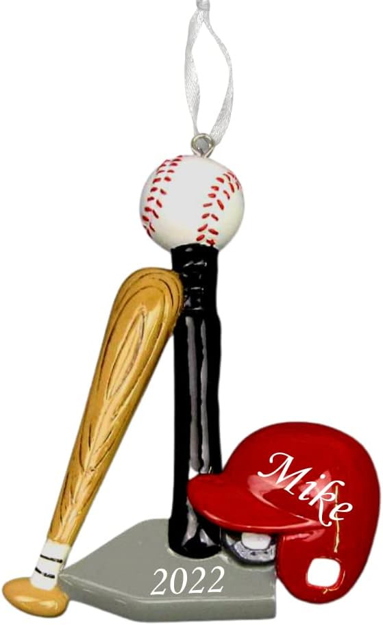 Amazon.com: 2022 Personalized Christmas Tree Ornament – T-Ball Custom Customized Child Merry Ch... | Amazon (US)
