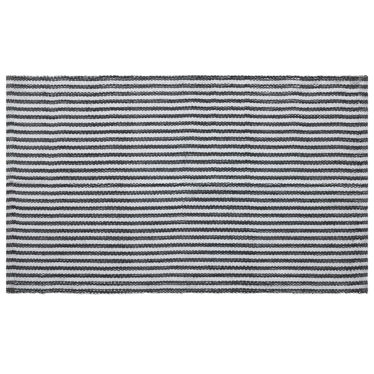 My Texas House Halloween Black Striped Indoor/Outdoor Layering Rug, 24" x 38" | Walmart (US)