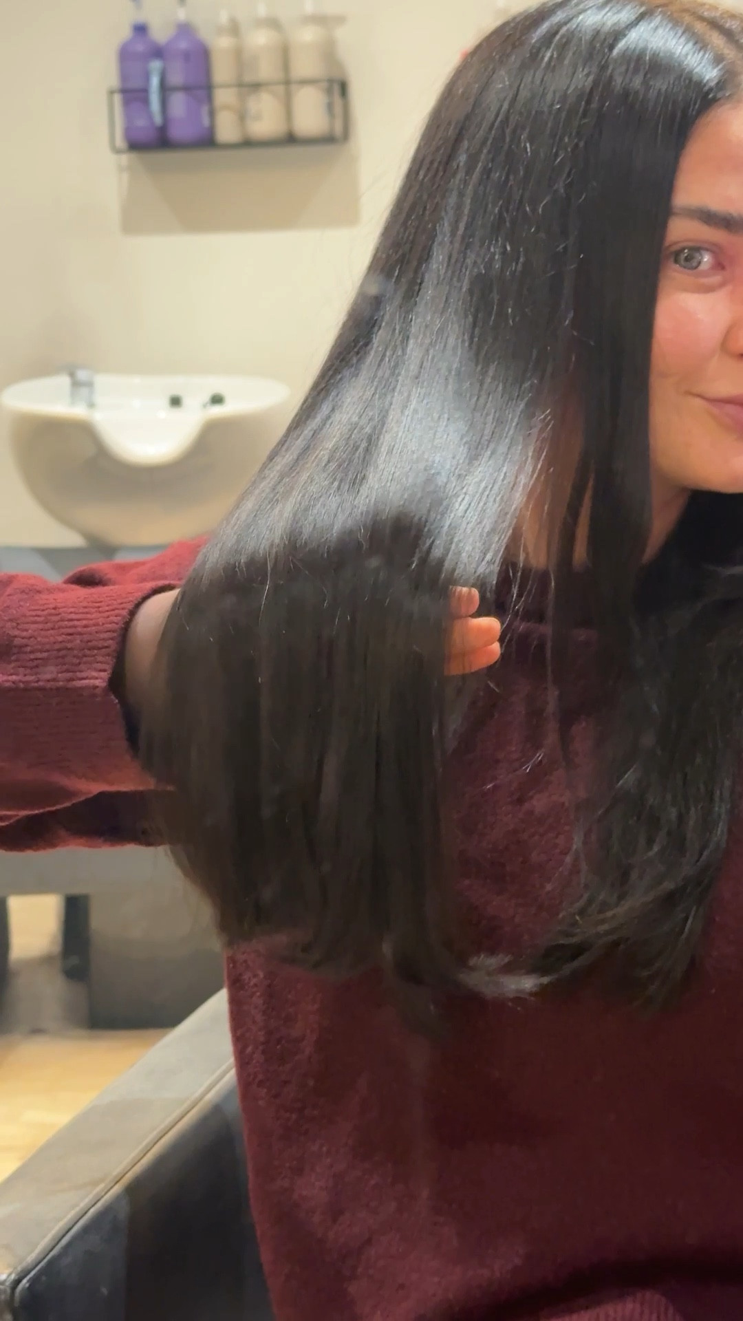 Hair shine!! I just got my hair dyed but my lovely hairdresser said she could see SUCH a difference in my hair and that’s it’s so healthy from my fragrance free shampoo and the redlight I use each night! 

#LTKuk #LTKbeauty