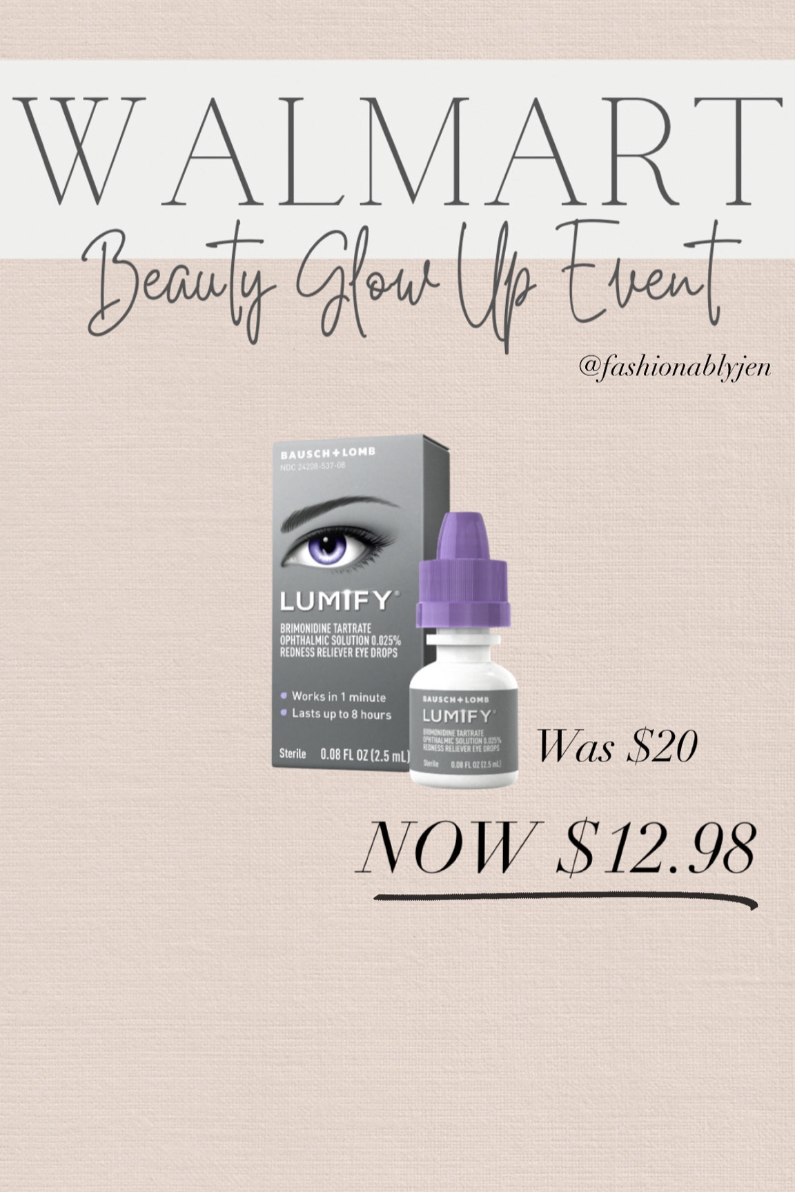 Walmart Beauty Glow Up Event finds! The best eyedrops to remove rednesss

#LTKsalealert #LTKbeauty
