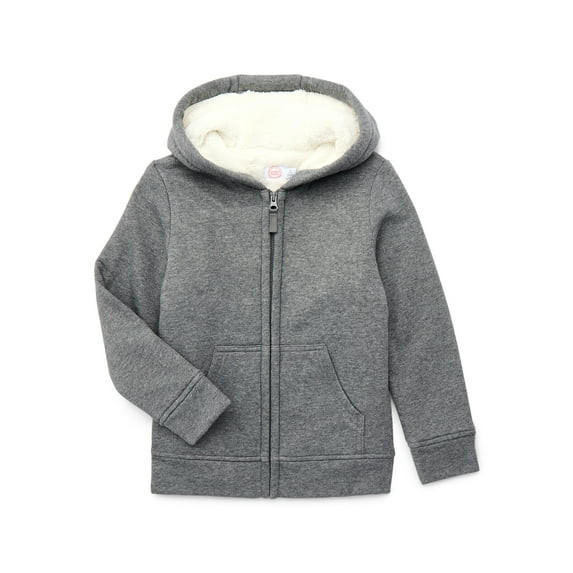 Wonder Nation Boys Kid Tough Hoodie with Long Sleeves, Sizes 4-18 & Husky | Walmart (US)