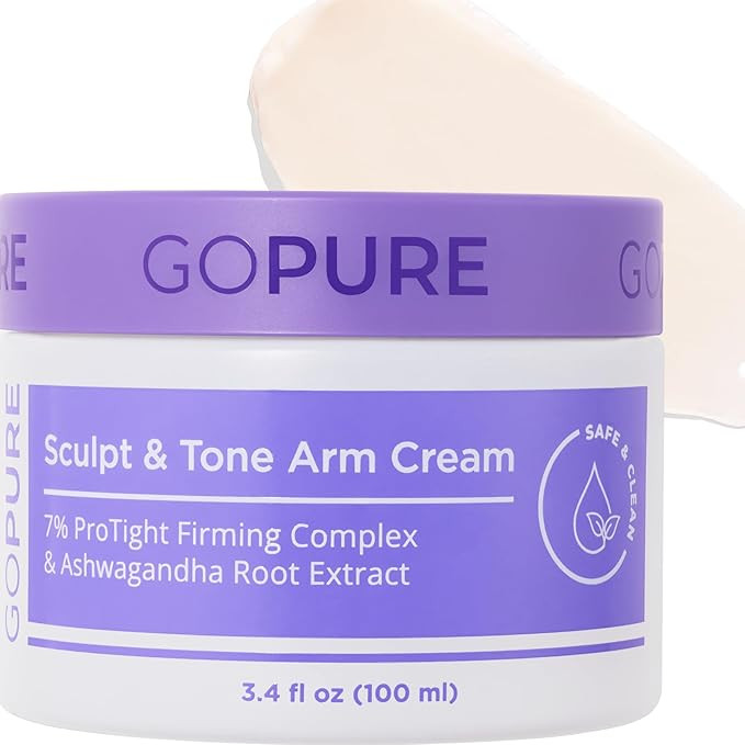 goPure Sculpt & Tone Arm Cream – Firming And Tightening Cream For The Arms, Smooths The Look Of... | Amazon (US)