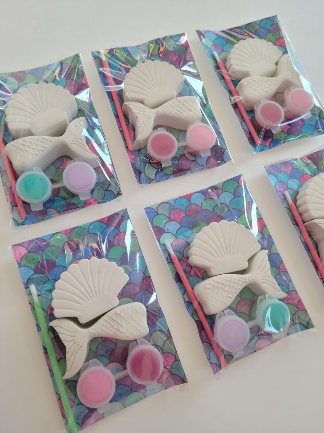 Mermaid Party Favors/mermaid Themed Party/mermaid Birthday Party/favors Bags/paint Your Own Merma... | Etsy (US)