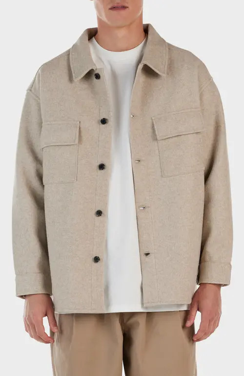 NANA JUDY Durant Shacket in Beige at Nordstrom, Size Xx-Large | Nordstrom