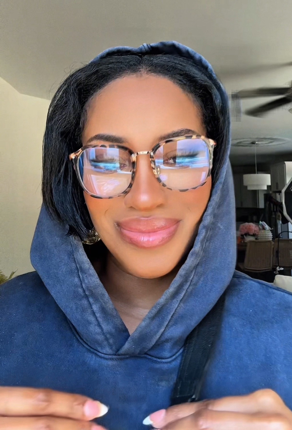 Soft hoodie days 🙌 My Gap sweatshirt is seriously the comfiest thing ever, and these Amazon blue light glasses not only work (hello, less eye strain) They look luxe, like designer frames, but they’re an Amazon steal. 

#LTKFindsUnder100 #LTKTall #LTKOver40