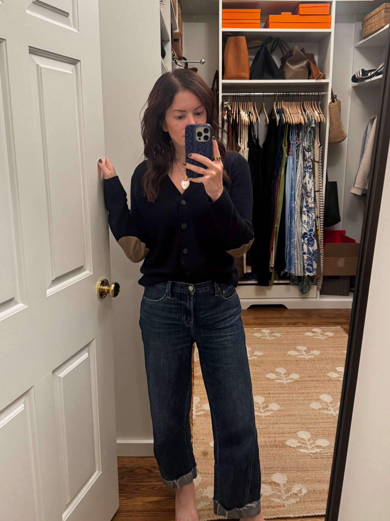 I wore this elbow pocket cardigan the last two days 💙

#LTKSeasonal