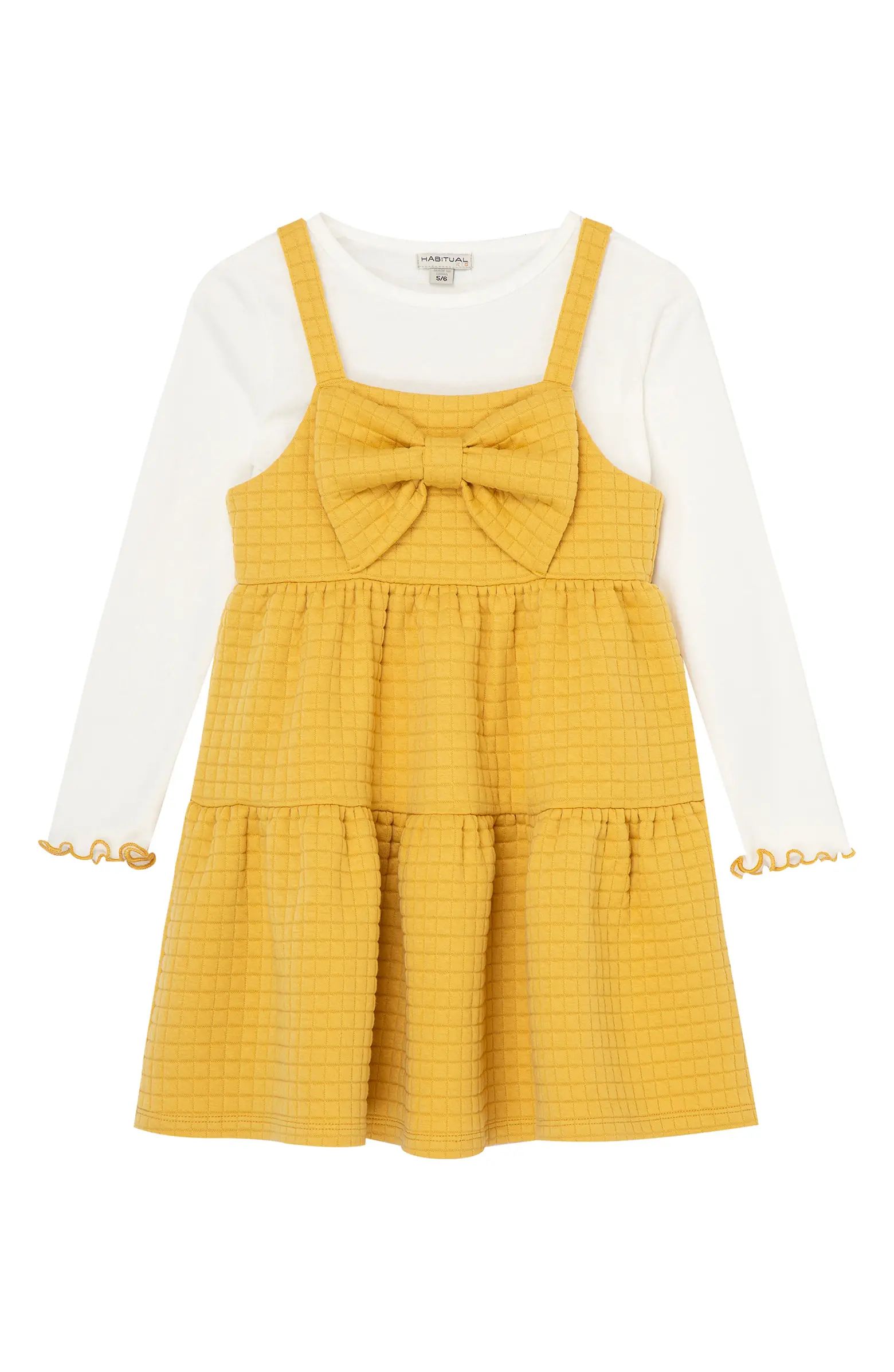 Kids' Long Sleeve Shirt & Dress Set | Nordstrom