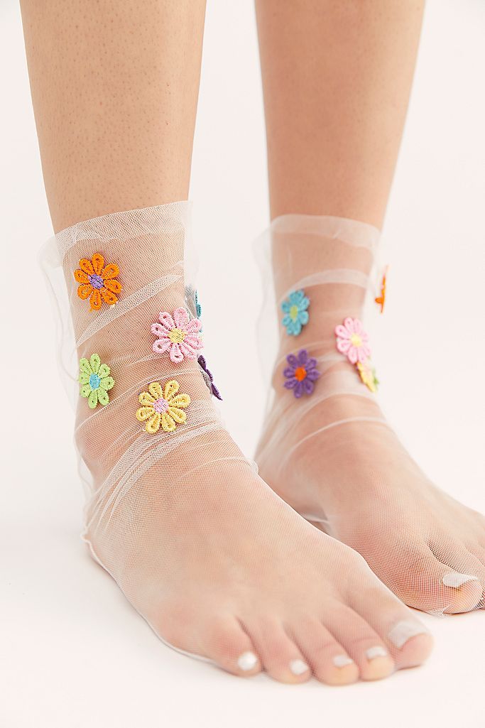 Flower Child Sheer Socks | Free People (Global - UK&FR Excluded)