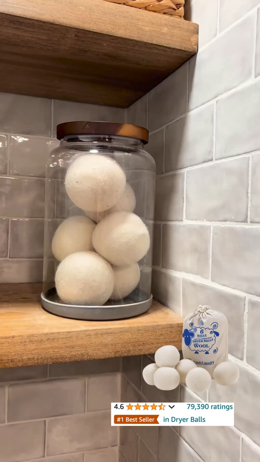 Dryer balls for a non toxic way to keep your clothes static free in the dryer! 
#dryerballs #laundry


#LTKFamily #LTKFindsUnder50 #LTKHome