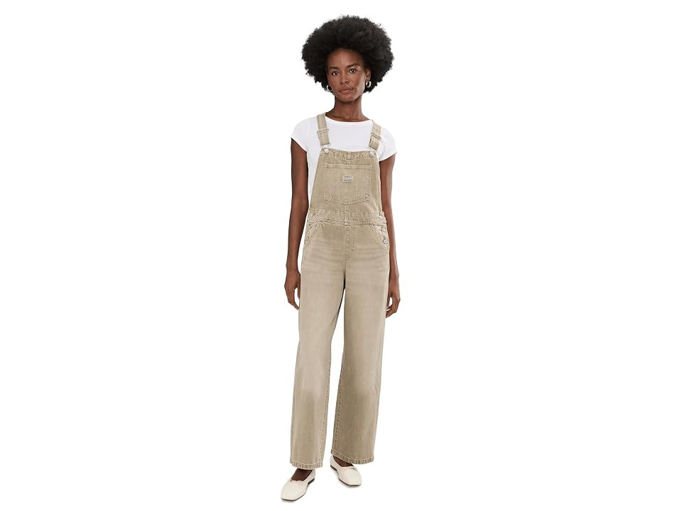 Levi's(r) Premium Full Length Baggy Overall Women's Overalls One Piece Chipped Winter Twig : XS, Corduroy/Cotton/Denim | Zappos