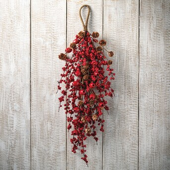 Sullivans 26-in Decoration Berry Christmas Decor | Lowe's