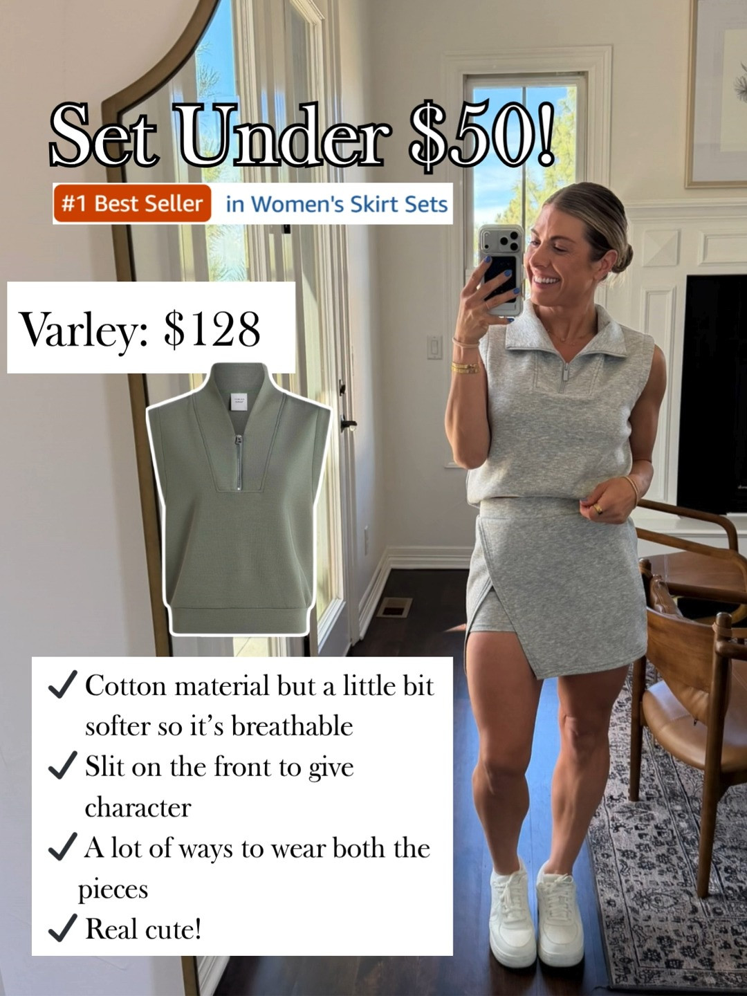 This week's top picks spotlight a Varley workout set alternative under $50 that flexes with fancy vibes. Sneaky style upgrade for my happy hustle! 💕🏃‍♀️😊

#VarleyDupe #WorkoutSet #AthleisureUnder50 #AffordableActivewear #FitnessFashion #BudgetAthleisure #SweatSet #LTKFit #StyleStea 

 #LTKootd #LTKActive
