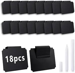 18PCS Basket Labels, Clip on Labels for Storage Bins, Dry Erase Bin Labels for Pantry, Laundry Ro... | Amazon (US)